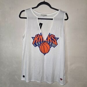 Express One Eleven White V-Neck Top